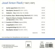 Josef Anton Riedl (1929-2016): Kammermusik - vielleicht - perhaps - peut-etre, CD
