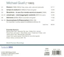 Michael Quell (geb. 1960): Kammermusik Vol.1, CD