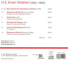 H.E.Erwin Walther (1920-1995): Kammermusik, CD