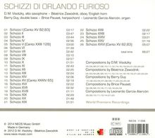 Schizzi di Orlando Furioso, CD