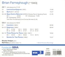 Brian Ferneyhough (geb. 1943): Sämtliche Klavierwerke, 2 CDs