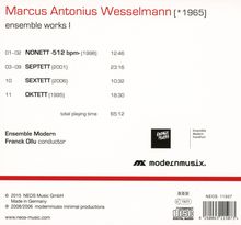 Marcus Antonius Wesselmann (geb. 1965): Kammermusik für Ensemble I, CD