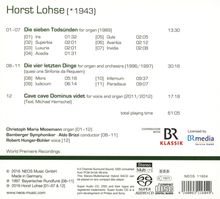 Horst Lohse (geb. 1943): Die vier letzten Dinge für Orgel &amp; Orchester, Super Audio CD