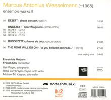 Marcus Antonius Wesselmann (geb. 1965): Kammermusik für Ensemble II, CD