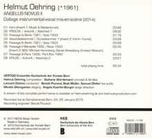 Helmut Oehring (geb. 1961): Angelus Novus II, CD