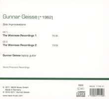 Gunnar Geisse (geb. 1962): The Wannsee Recordings, 2 CDs