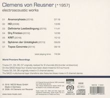 Clemens von Reusner (geb. 1957): Electroacoustic Works, Super Audio CD