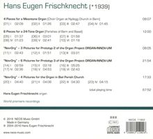 Hans Eugen Frischknecht (geb. 1939): Orgelwerke, CD