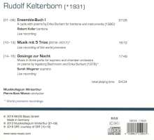 Rudolf Kelterborn (1931-2021): Liederzyklus "Ensemble-Buch I" für Bariton &amp; Instrumente, CD