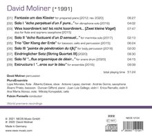 David Moliner (geb. 1991): Kammermusik - Physical Sound", CD