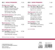 Jürg Dähler - Viola Concertos (Signatures of Life - Live!), 2 CDs