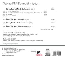 Tobias PM Schneid (geb. 1963): Streichquartett Nr.3 "Schumann", CD