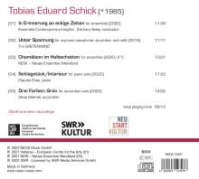 Tobias Eduard Schick (geb. 1985): Kammermusik "Turns and Tensions", CD