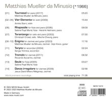 Matthias Mueller da Minusio (2. Hälfte 20. Jahrhundert): Kammermusik, CD