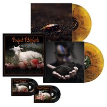 Project Pitchfork: Elysium (180g) (Limited Art Edition) (Crystal Clear, Orange &amp; Black Vinyl), 2 LPs und 2 CDs