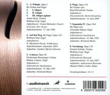 Wolfram Graf (geb. 1965): Werke für Violine &amp; Orgel, CD