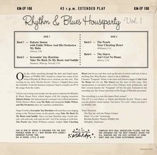 Rhythm &amp; Blues House Party Vol.1, Single 7"
