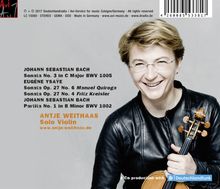 Antje Weithaas - Bach &amp; Ysaye Vol.3, CD