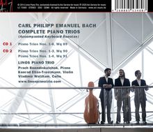 Carl Philipp Emanuel Bach (1714-1788): Sämtliche Klaviertrios, 2 CDs