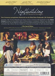 Nightwatching - Das Rembrandt Komplott (OmU), 2 DVDs