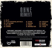 Slin's Straßenköter: Ohne Heimat!, CD