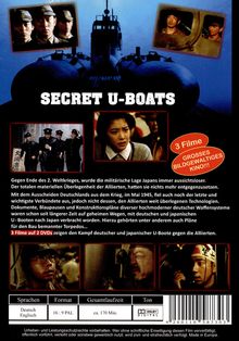 Secret U-Boats (3 Filme auf 2 DVDs), 2 DVDs