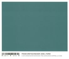 Frank Bretschneider: Sinn + Form, CD