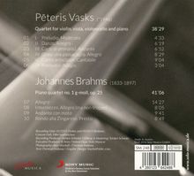 Peteris Vasks (geb. 1946): Klavierquartett, CD