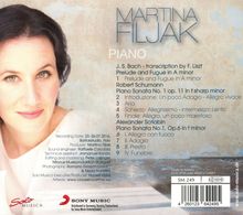 Martina Filjak - Piano, CD