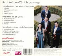 Paul Müller-Zürich (1898-1993): Kammermusik für Streicher, CD