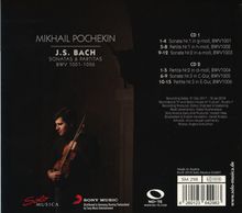 Johann Sebastian Bach (1685-1750): Sonaten &amp; Partiten für Violine BWV 1001-1006, 2 CDs