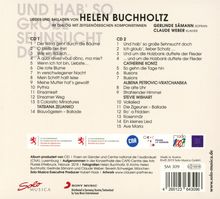 Helen Buchholtz (1873-1953): Lieder und Balladen - "Und hab so große Sehnsucht doch", 2 CDs