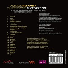 Choros - Musik zur Tragödie Oidipous von Sophokles &amp; andere Chormusik, CD
