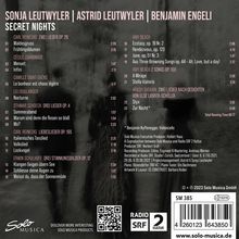 Sonja Leutwyler,  Astrid Leutwyler &amp; Benjamin Engel - Secret Nights, CD