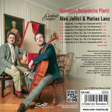 Giovanni Benedetto Platti (1697-1763): Cello- &amp; Cembalosonaten Vol.1, CD