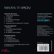 Guitarp Duo - Miroirs d'Espagne, CD