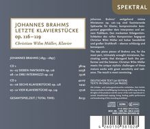 Johannes Brahms (1833-1897): Klavierstücke opp.116-119, 2 CDs