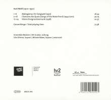 Kurt Weill (1900-1950): Mahagonny (Ein Songspiel 1927), CD