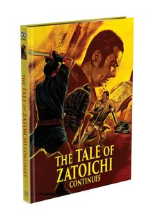 The Tale of Zatoichi Continues (Blu-ray &amp; DVD im Mediabook), 1 Blu-ray Disc und 1 DVD