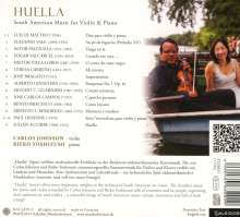 Carlos Johnson &amp; Rieko Yoshizumi - Huella (South American Music for Violine &amp; Piano), CD
