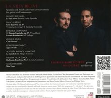 Duonova - La Vida breve (Musik für Bandoneon &amp; Gitarre), CD