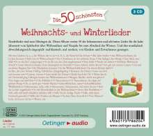 Die 50 schönsten Weihnachts- u. Winterlieder (3 CD), 3 CDs