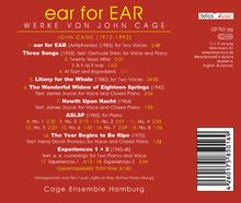 John Cage (1912-1992): Kammermusik "Ear for Ear", CD