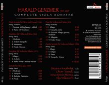 Harald Genzmer (1909-2007): Sonaten für Viola &amp; Klavier Nr.1 &amp; 2, CD