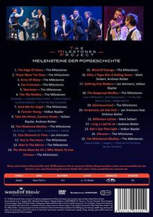 The Milestones Project: Meilensteine der Popgeschichte - Live aus dem Ebertbad Oberhausen, DVD