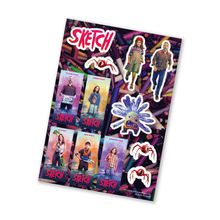 Texte: Sketch, Taylor Wyatt, Amber Wyatt, Liz Wyatt, Jack Wyatt, Bowman Lynch. Buntstifte, Figuren und Comic-Illustrationen.