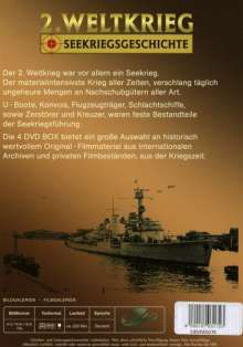 2. Weltkrieg - Seekriegsgeschichte, 4 DVDs
