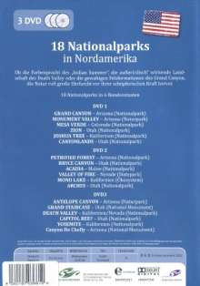 18 Nationalparks in Nordamerika, 3 DVDs