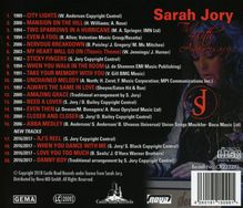 Sarah Jory: The 40th Anniversary, CD