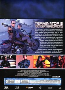 Terminator 2: Tag der Abrechnung (3D  &amp; 2D Blu-ray im wattierten Mediabook), 2 Blu-ray Discs